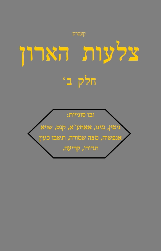 צלעות הארון - חלק ב